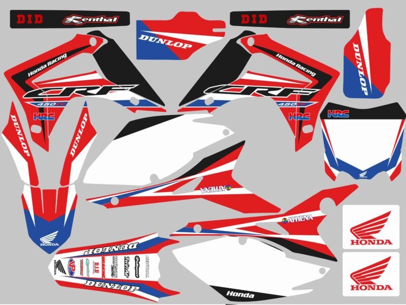 kit déco honda 450 crf (2013 2016) factory