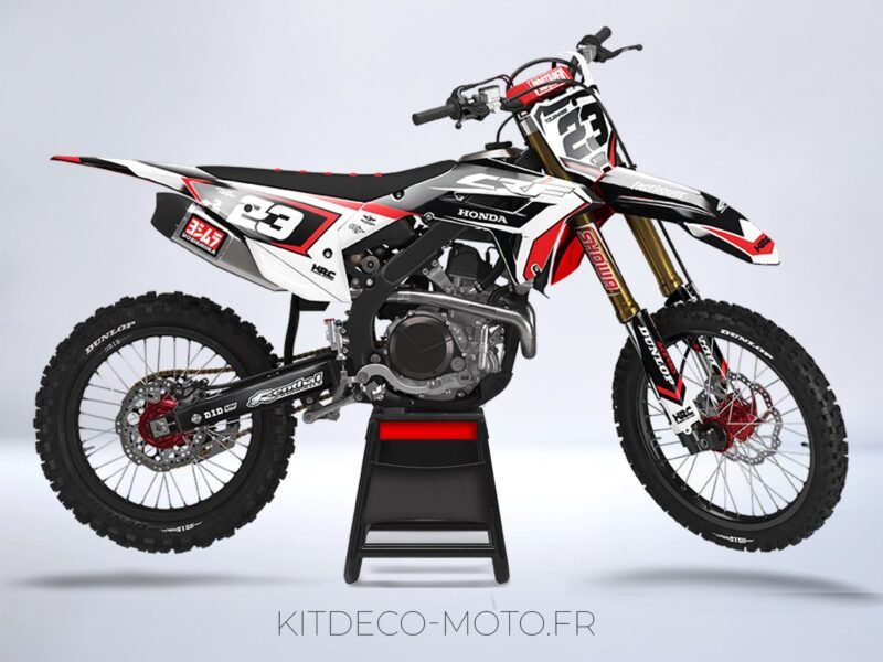 kit déco honda 450 crf (2021 2022) factory blanc