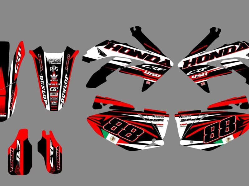 kit déco honda 450 crf (2005 2008) italie