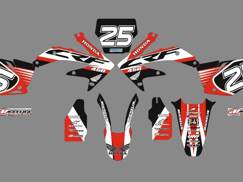 kit déco honda 450 crf (2005 2008) maxima