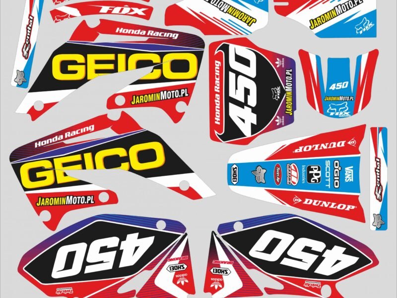 kit déco honda 450 crf (2002 2004) geico #3