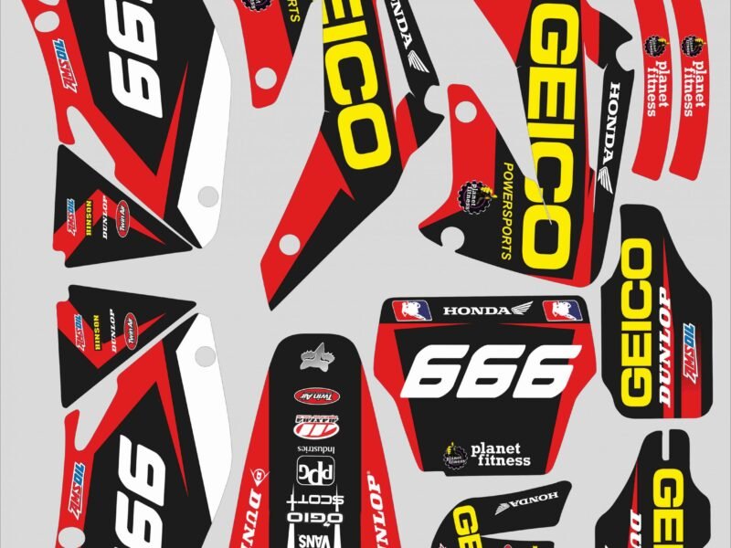 kit déco honda 450 crf (2002 2004) geico