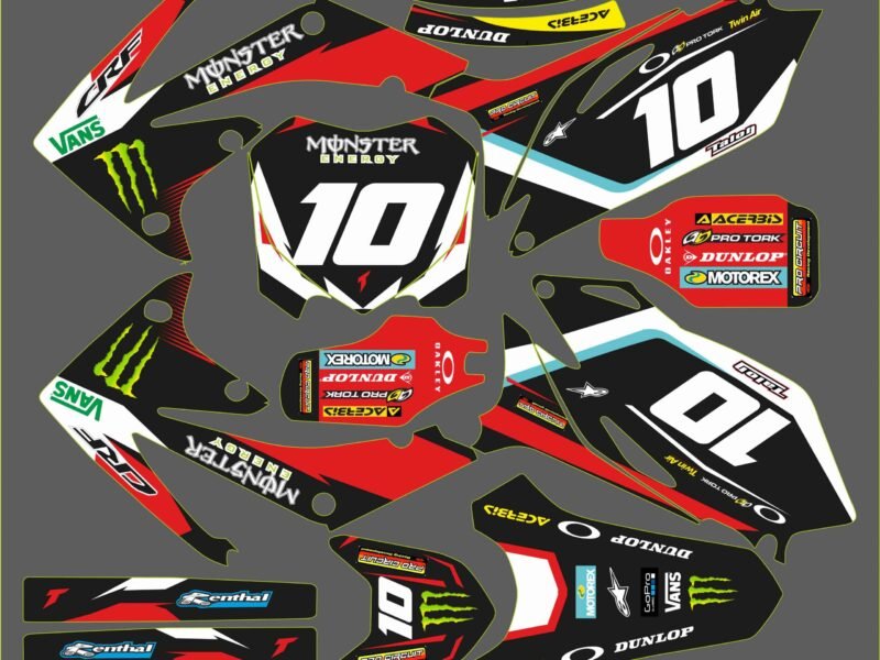kit déco honda 450 crf (2009 2012) monster