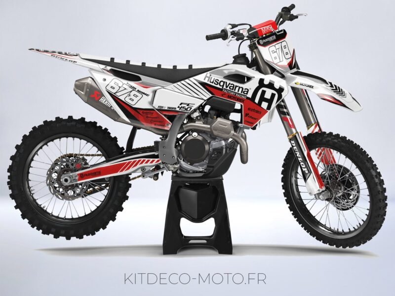kit déco husqvarna 250 / 450 fc (2023) ligne rouge