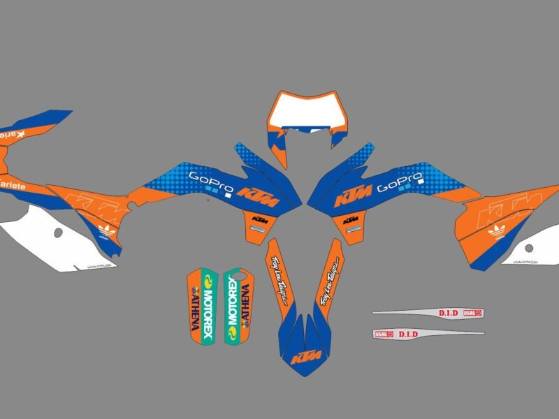 kit déco ktm exc / exc f (2014 2016) gopro