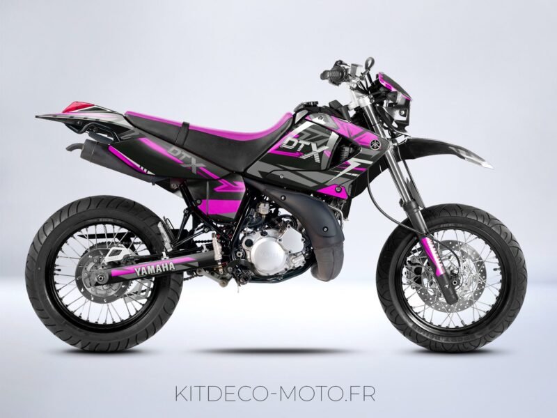 kit déco yamaha dt 125 aircross rose