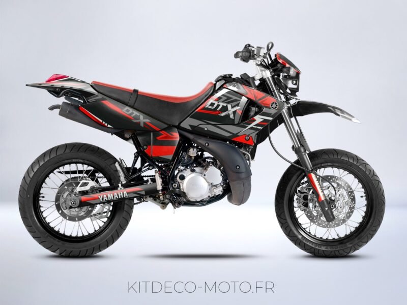 kit déco yamaha dt 125 aircross rouge