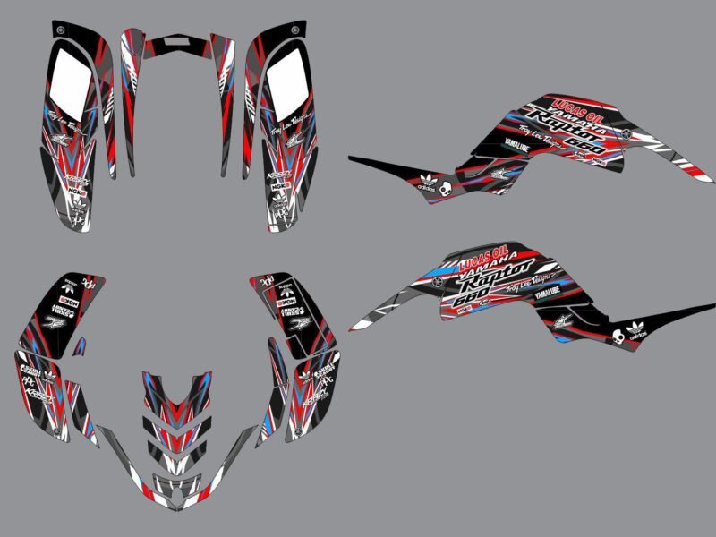 kit déco yamaha yfm 660 raptor flash