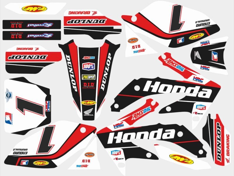 kit déco honda 450 crf (2005 2008) factory racing