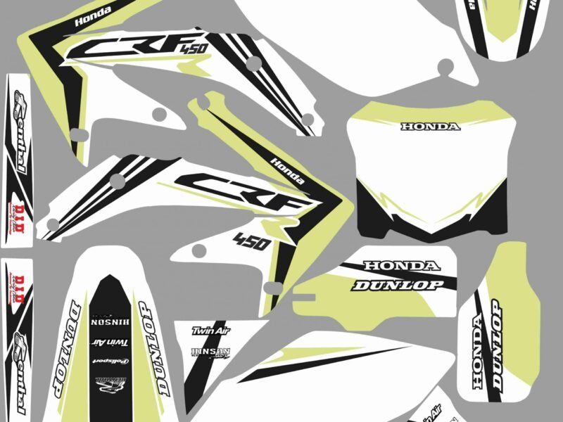 kit déco honda 450 crf (2005 2008) pastelle