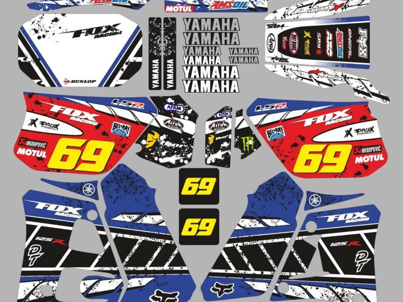 kit déco yamaha dt 125 – cyran