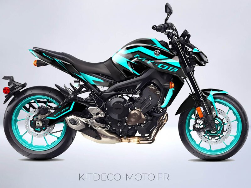 kit déco yamaha mt 09 factory cyan