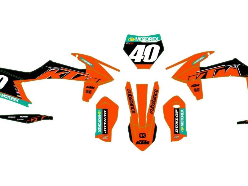 kit déco ktm exc / exc f (2020 2023) factory #2