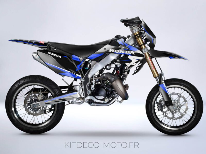 kit déco honda 50 hm carem bleu