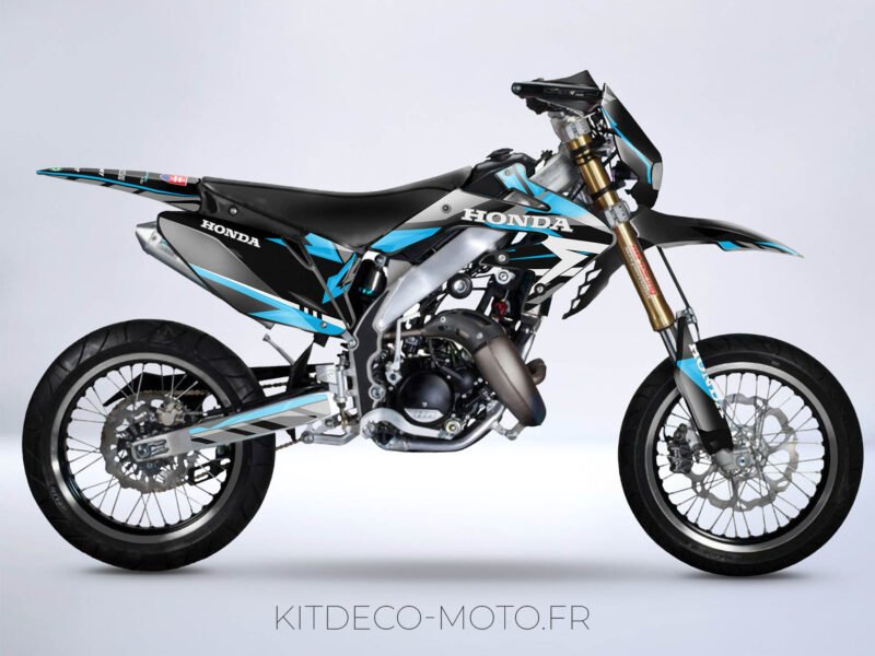 kit déco honda 50 hm carem cyan