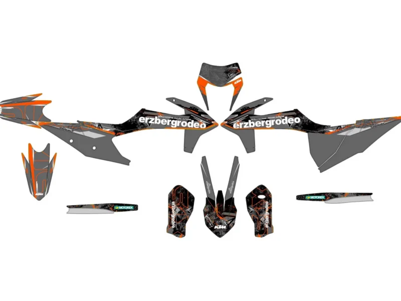 kit déco ktm exc / exc f (2020 2023) erz