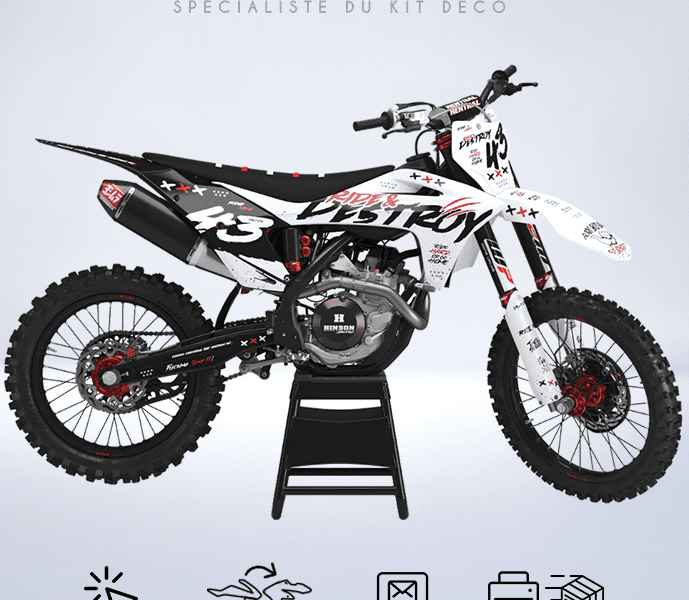 ride & destroy kit déco semi personnalisable
