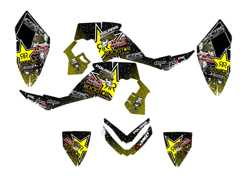 kit déco polaris 500 outlaw rockstar