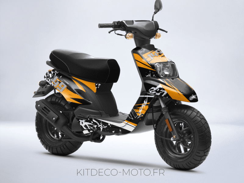 kit déco mbk booster (2004 2018) splash orange