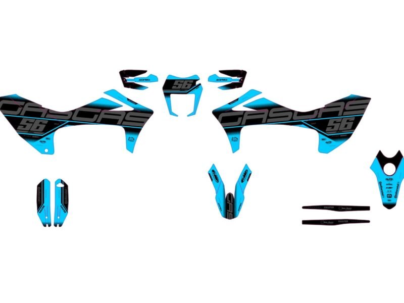 kit déco gasgas 700 sm / es racing cyan
