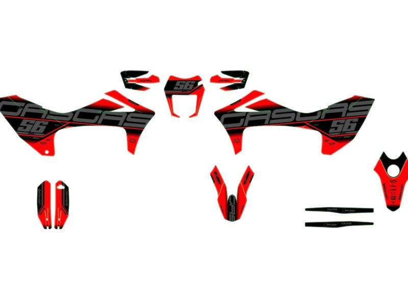kit déco gasgas 700 sm / es racing rouge
