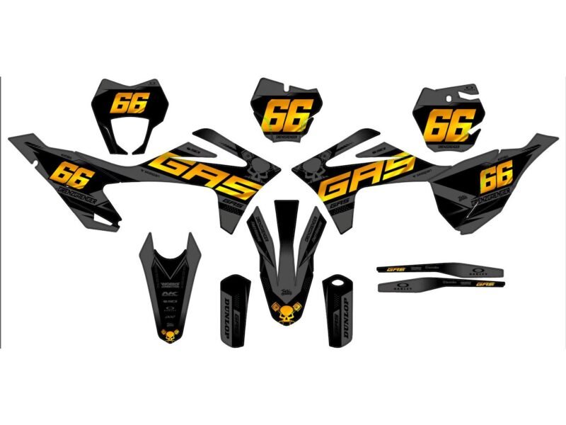 kit déco gasgas ec (2021 2023) doré