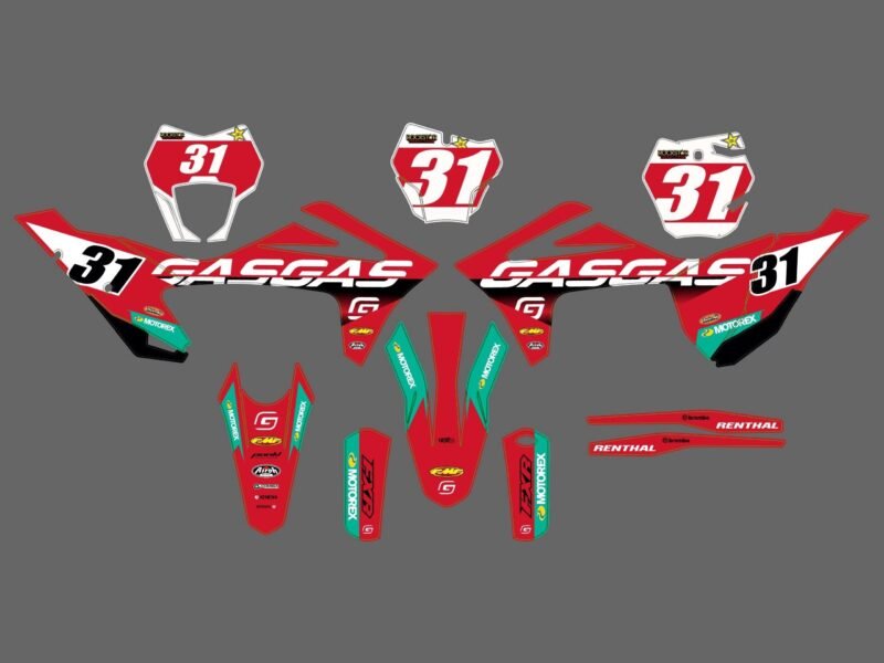 kit déco gasgas ec (2021 2023) rockstar