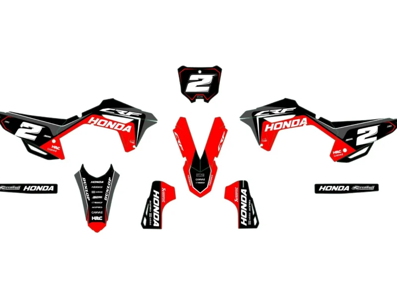 kit déco honda 450 crf (2021 2024) race gris