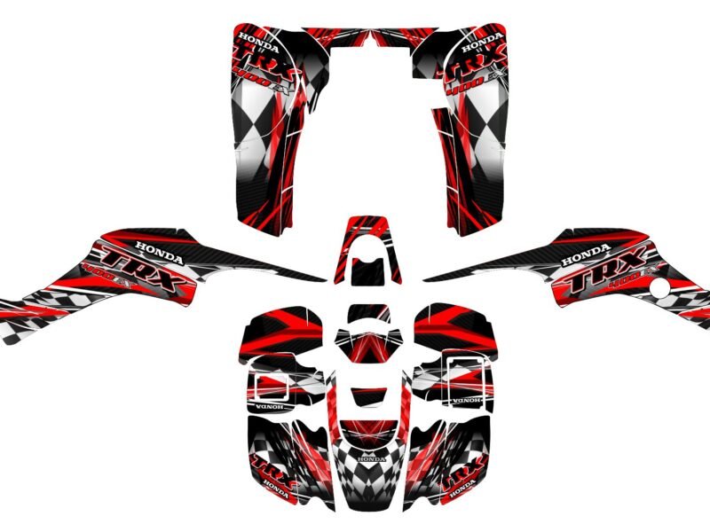 kit déco honda 400 trx course