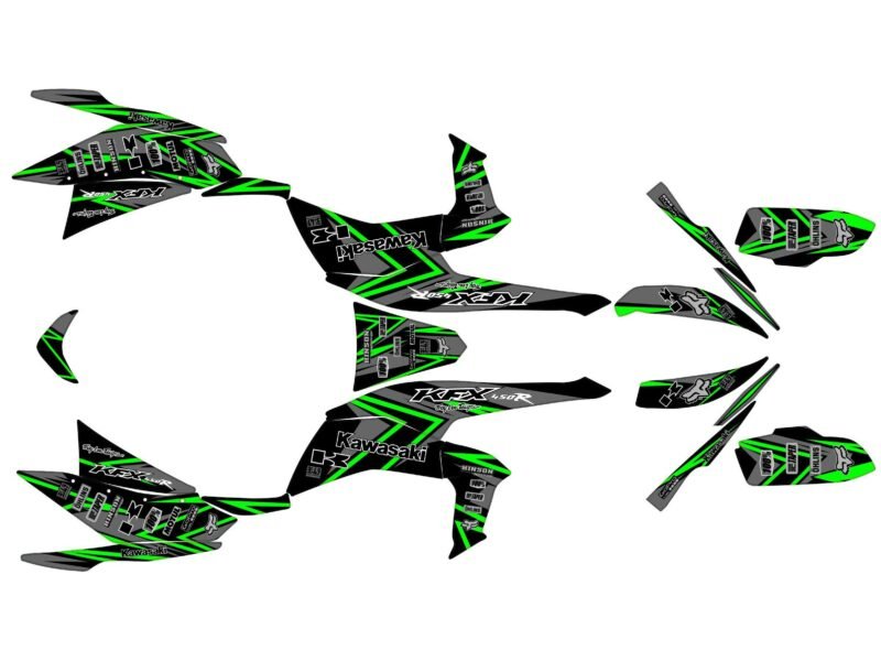 kit déco kawasaki 450 kfx racing