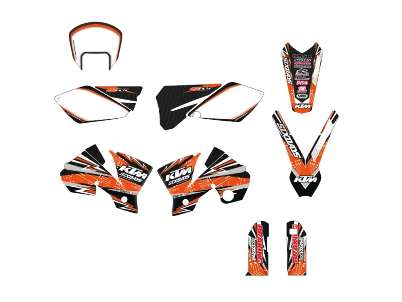 kit déco ktm exc / exc f (2004 2007) race