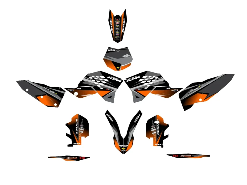 kit déco ktm exc / exc f (2008 2011) fast