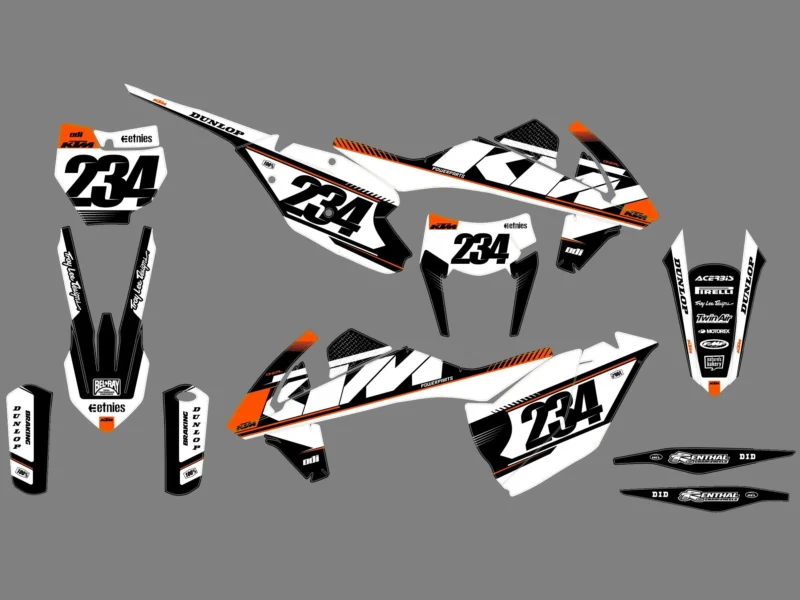 kit déco ktm exc / exc f (2017 2019) etny
