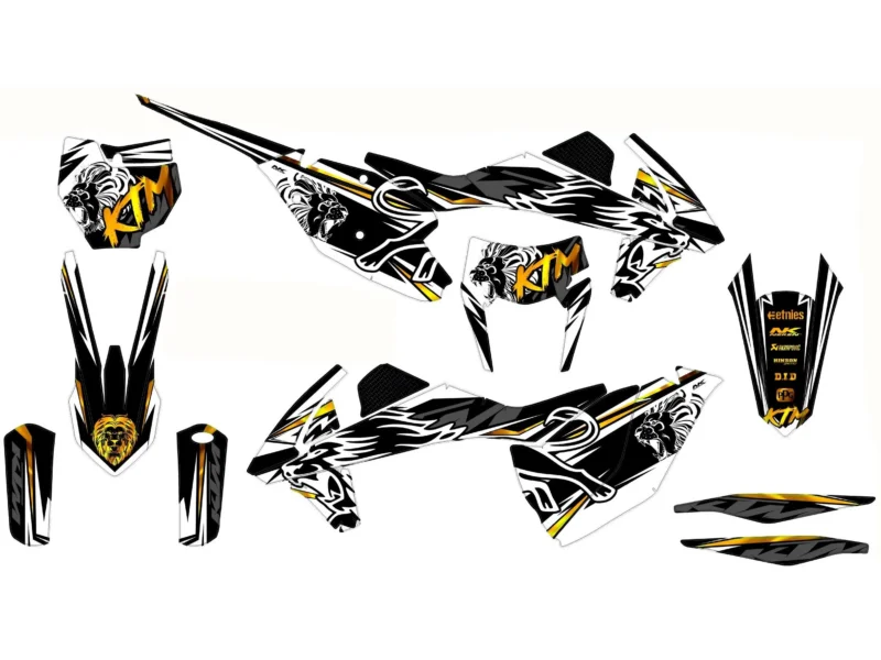 kit déco ktm exc / exc f (2017 2019) griffe