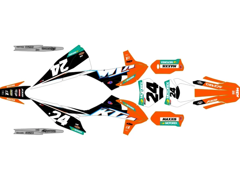 kit déco ktm exc / exc f (2020 2023) rex