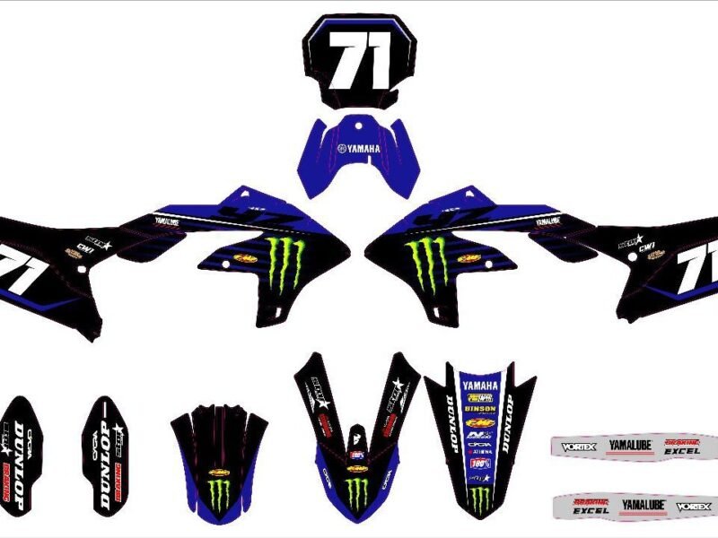 kit déco yamaha 450 yzf (2023 2024) monster #4