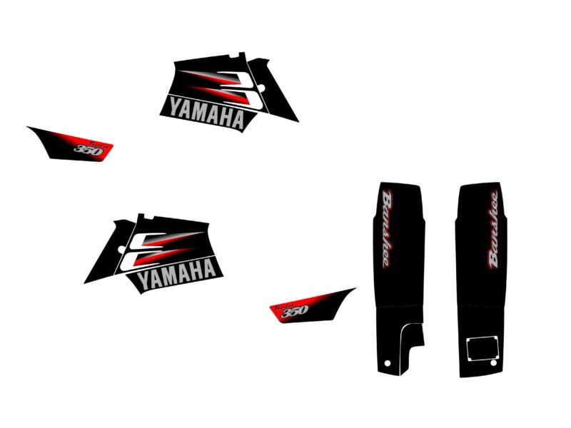 kit déco yamaha 350 banshee origine noir