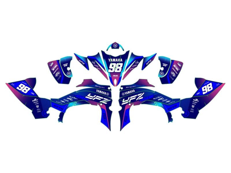 kit déco yamaha yfm 450 yfz neon