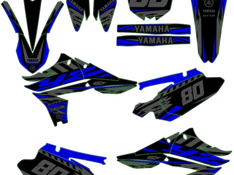 kit déco yamaha 450 yzf (2010 2013) griffe
