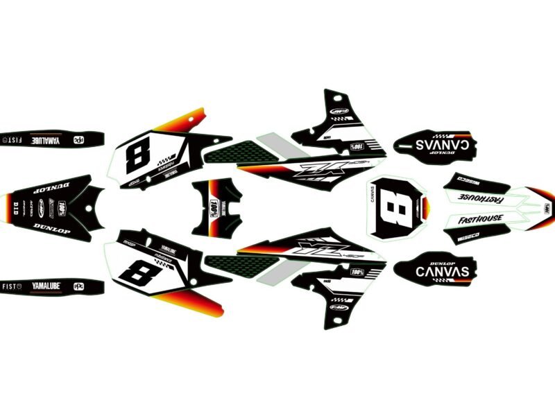 kit déco yamaha 250 yzf (2019 2023) effet