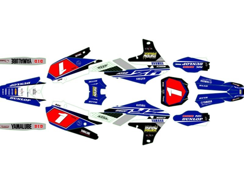 kit déco yamaha 250 yzf (2019 2023) factory