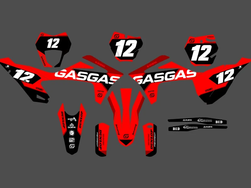 kit déco gasgas ec (2021 2023) cherry