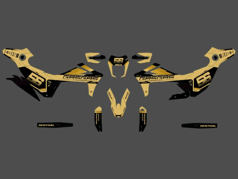 kit déco gasgas 700 sm / es sable