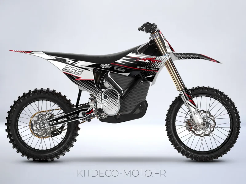 kit déco stark varg future line blanc / rouge