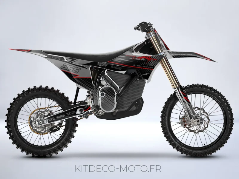 kit déco stark varg future line gris / rouge