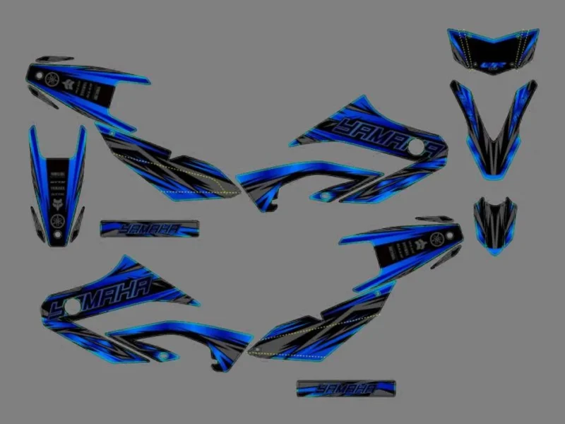 kit déco yamaha wr 125 bold bleu