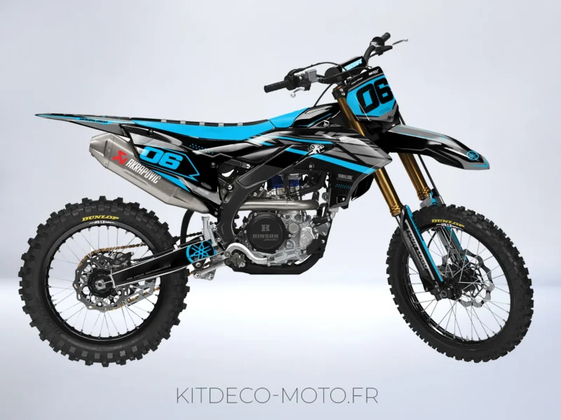 kit déco yamaha 450 yzf (2023 2024) line bleu