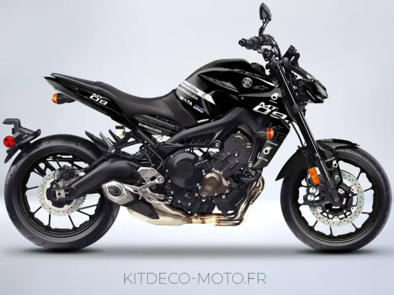 kit déco yamaha mt 09 petronas noir