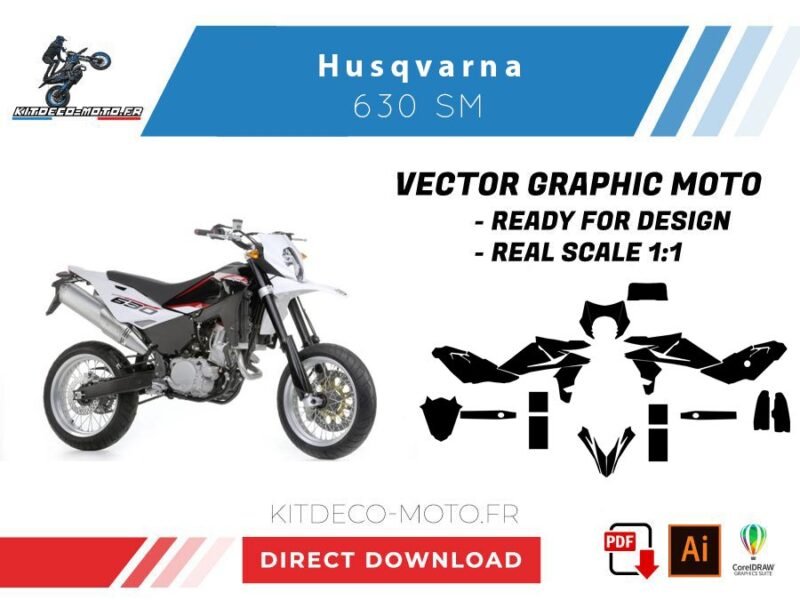 template husqvarna 630 sm vector