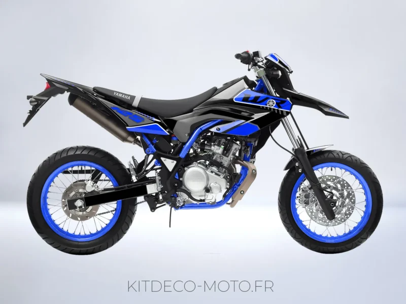 kit déco yamaha wr 125 type origine bleu